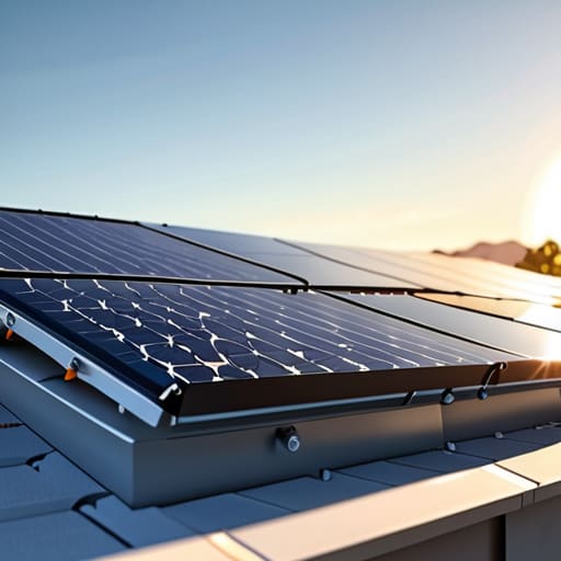 How solar panels work in residential areas.